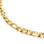 304 bracelet chaînes figaro en acier inoxydable pour hommes femmes