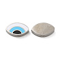 Revestimiento iónico (ip) 304 perlas de acero inoxidable, con esmalte, ojo