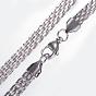 304 Stainless Steel Bracelets, Mesh Chain Bracelets