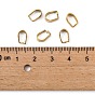 Placage ionique (ip) 304 clips en acier inoxydable sur les bélières, 8x6x0.5mm
