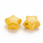 Opaque Acrylic Beads, Pearlized, Star