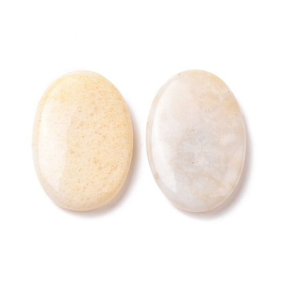 Mixed White Jade & Topaz Jade Massage Stone, Massage Tools, Oval