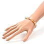 Bracelet extensible en perles d'agate naturelle