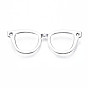 Glasses/Spectacles Tibetan Style Alloy Pendants, Cadmium Free & Lead Free, 19.5x55x3mm, Hole: 2mm, about 230pcs/1000g