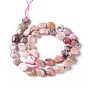 Natural Pink Opal Beads Strands, Tumbled Stone, Nuggets