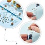 PandaHall Elite DIY Wishing Bottle Making Kits, Including Non-magnetic Synthetic Hematite Chip Beads and Glass Bottle