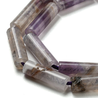 Perlas naturales fluorita hebras, columna