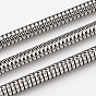 304 Stainless Steel Flat Snake Chains, Soldered, with Spool, 3.2mm