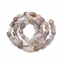 Natural Botswana Agate Beads Strands, Oval