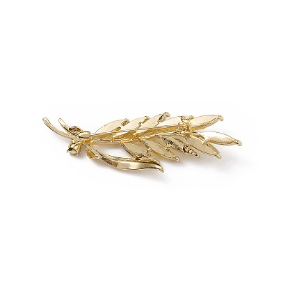 Broche de diamantes de imitación, pin de solapa de aleación de oro claro para ropa de mochila