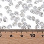 Perles de rocaille en verre tchèque lustre, Argenté, 2-trou, ovale