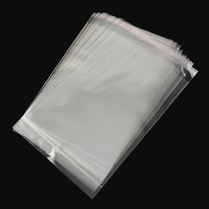 Opp sacs de cellophane, rectangle, 26.5x16 cm, trou: 8 mm, épaisseur unilatérale: 0.035 mm, mesure intérieure: 21x16 cm