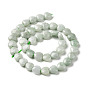 Perles de jade du Myanmar naturel / jade birmane, cœur