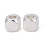 201 Stainless Steel Beads, Square