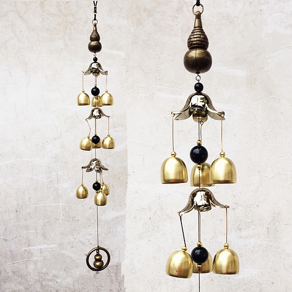 Gourd Alloy Wind Chime, Home Feng Shui Hanging Decoration