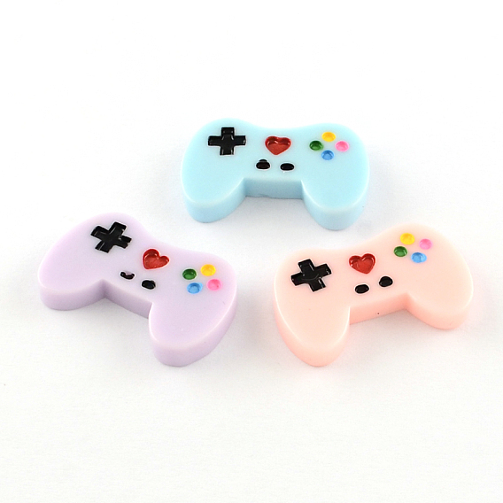 Resin Cabochons, Game Controller, 18x28.5~29x5mm