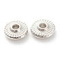 Rack Plating Alloy Spacer Beads, Lead Free & Cadmium Free, Long-Lasting Plated, Disc