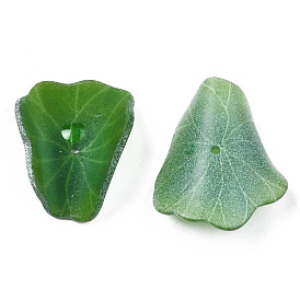 Pendentifs en plastique, feuille de lotus