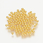 Des perles en acier inoxydable, perles non percées / sans trou, ronde