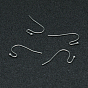 316 хирургические крючки для серег из нержавеющей стали, провод уха, 22x12x2 мм , штифт: 0.6 мм