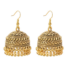 Bohemian Style Ethnic Earrings with Tassels for Women, Vintage Alloy Indian Jewelry
