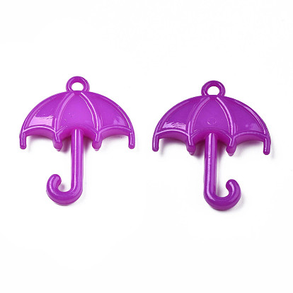 Opaque Acrylic Pendants, Umbrella
