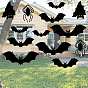 Présentoir suspendu sur le thème d'halloween, décoration de fête, accessoires décoratifs pour le jardin, maison, chauve-souris/araignée