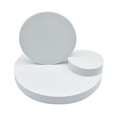 3Pcs EVA Foam Jewelry Display Pedestals for Jewellery Display, Photography Props, Flat Round