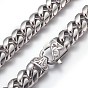 201 Stainless Steel Curb Chain Necklaces