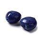Naturales lapis lazuli de Cuentas, teñido, corazón