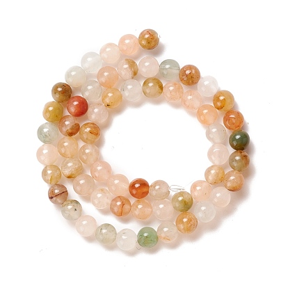 Natural Gemstone Beads Strands, Smooth, Round