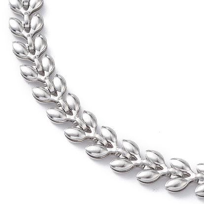 304 Stainless Steel Cobs Chain Bracelets for Men Women