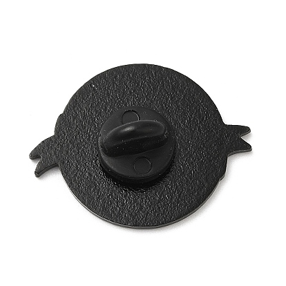 El pin de esmalte del tema de la tierra, Broche de aleación negra de electroforesis para ropa de mochila