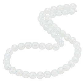BENECREAT 2 Strands Opalite Beads Strands, Round, Faceted