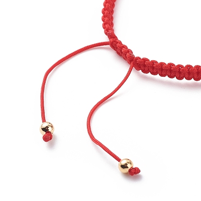 2 piezas 2 pulseras de cordón trenzado de nailon estilo, joyas de la suerte para hombres y mujeres