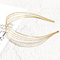 Hair Accessories Alloy Hair Band Findings, with Rhinestones