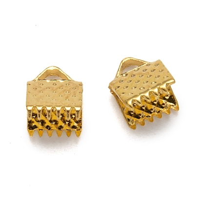 Ruban de fer embouts à écraser, 6x7mm, Trou: 2mm