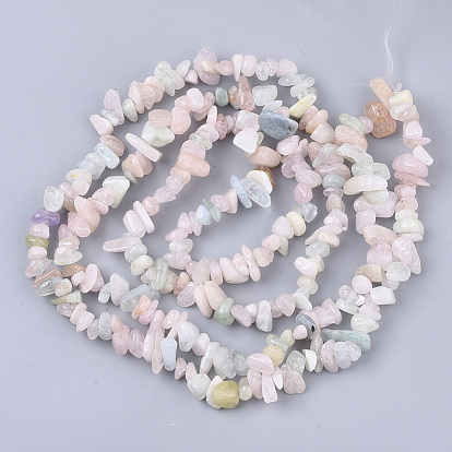 Natural Morganite Beads Strands, Chip
