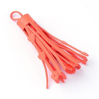 Multifunction Imitation Leather Tassel Pendant Decorations, Heart