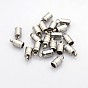 201 Stainless Steel Cord Ends, End Caps, 10x5mm, Hole: 2mm, Inner diameter: 4mm