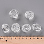 Transparent Acrylic Beads, for Mother's Day Jewelry Making, Rose