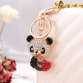 Joli porte-clés panda pour sacs et sacs à dos - accessoire pour les amoureux des animaux
