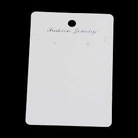 Cardboard Display Cards, Used For Necklaces and Earrings, Rectangle