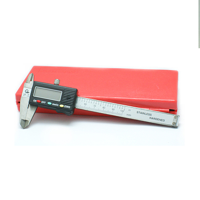 Electronic Vernier Caliper, High-carbon Steel, Measurement Range: 0-100mm, 170x59x13mm