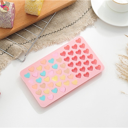 Food Grade Silicone Molds, Fondant Molds, For DIY Cake Decoration, Chocolate, Pudding, Candy, UV Resin & Epoxy Resin Jewelry Making, Heart