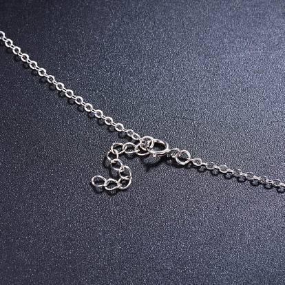 Ожерелье shegrace 925 из стерлингового серебра, с микро проложить ааа кубического циркония, форма крыла