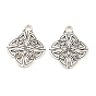 Tibetan Style Alloy Pendants, Cadmium Free & Lead Free, Witch Knot Charms