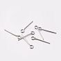 304 Stainless Steel Eye Pin, 14x0.6mm, Hole: 1.6mm