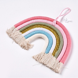 Gorgecraft Rainbow Wall Decoration, Woven Wall Hanging, for Nursery and Home Decoration