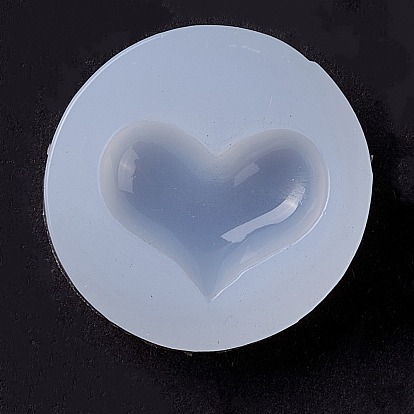 Moldes de silicona de grado alimenticio diy corazón, moldes de resina, para resina uv, fabricación de joyas de resina epoxi
